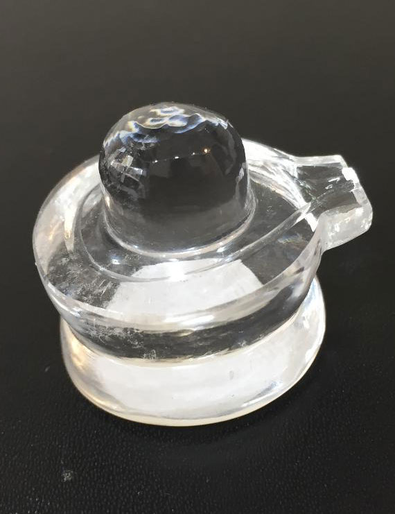 16 grm Natural Certified Sphatik/Crystal Shivling