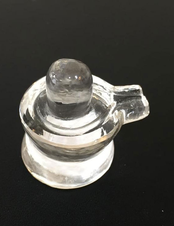 17 grm Natural Certified Sphatik/Crystal Shivling