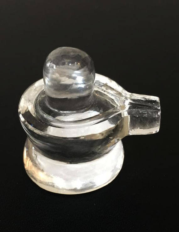 17 grm Natural Certified Sphatik/Crystal Shivling