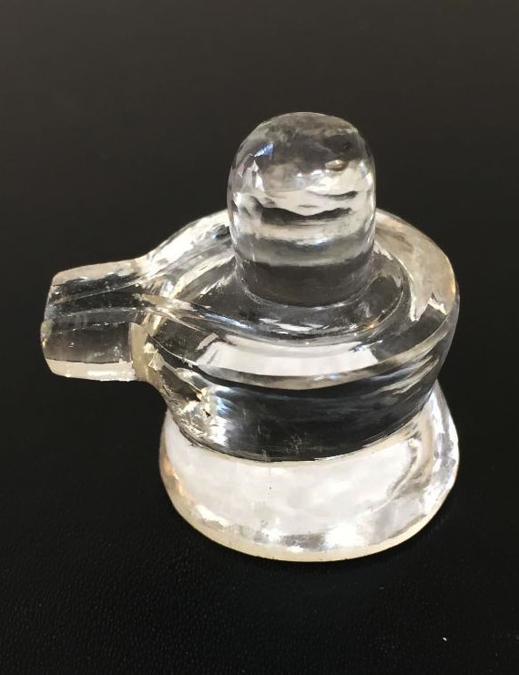 17 grm Natural Certified Sphatik/Crystal Shivling