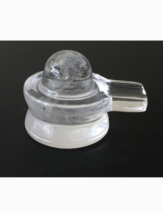 173 grm Natural Certified Sphatik Shivling /Crystal Shivling