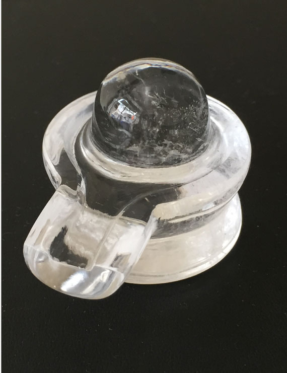 173 grm Natural Certified Sphatik Shivling /Crystal