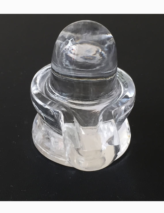 188 gm Natural Certified Sphatik Shivling /Crystal