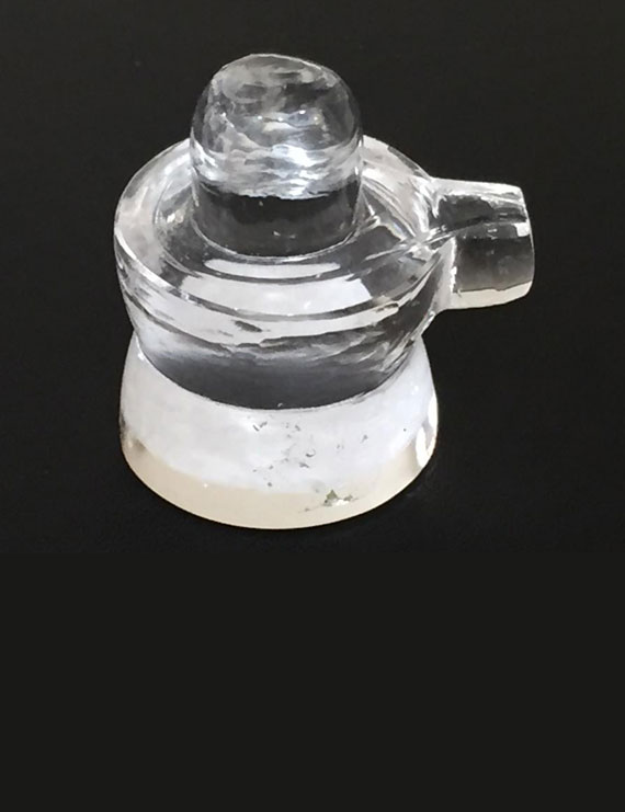 21 grm Natural Certified Sphatik/Crystal Shivling