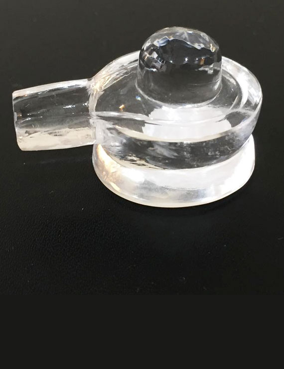 22 grm Natural Certified Sphatik/Crystal Shivling