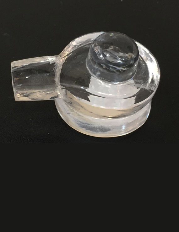 22 grm Natural Certified Sphatik/Crystal Shivling