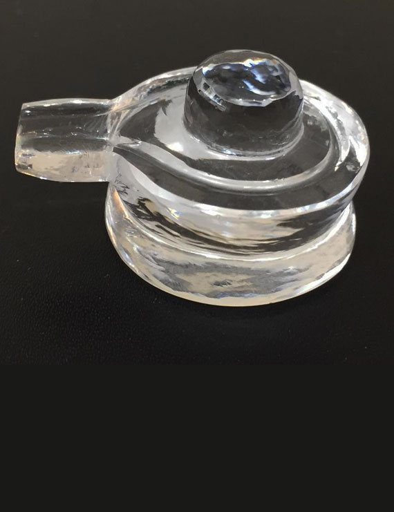 26 grm Natural Certified Sphatik/Crystal Shivling