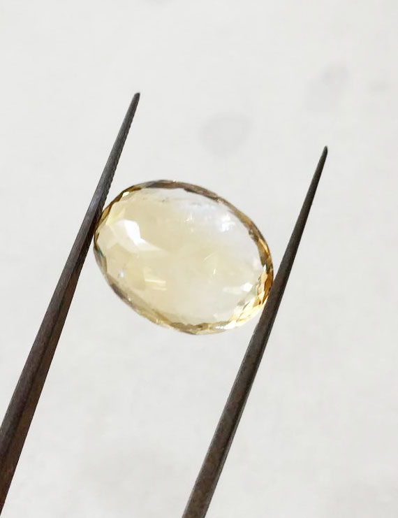11.25 ratti (10.19 ct) Natural Certified Sunela (Citrine)