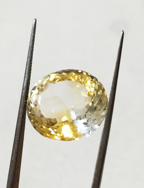 13.25 ratti (11.95 ct) Natural Certified Sunela (Citrine) — Buy Online India | Gemshub