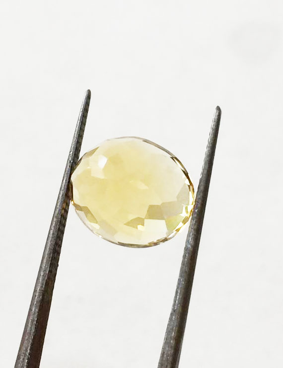 6.25 ratti (5.49 ct) Natural Certified Sunela (Citrine)