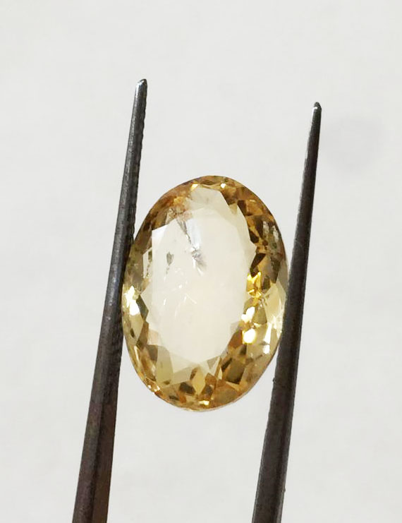 6.25 ratti (5.72 ct) Natural Certified Sunela (Citrine)