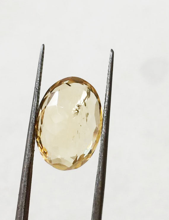 6.25 ratti (5.72 ct) Natural Certified Sunela (Citrine)