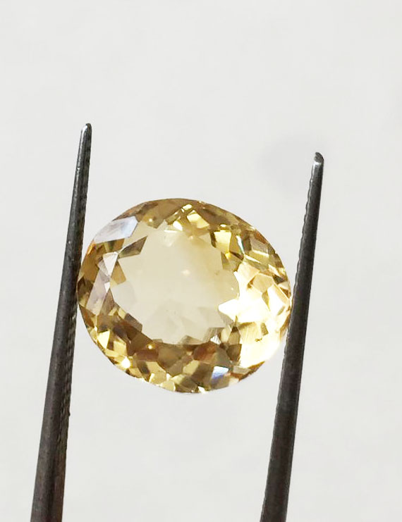 6.60 ratti (5.97 ct) Natural Certified Sunela (Citrine) — Buy Online India | Gemshub