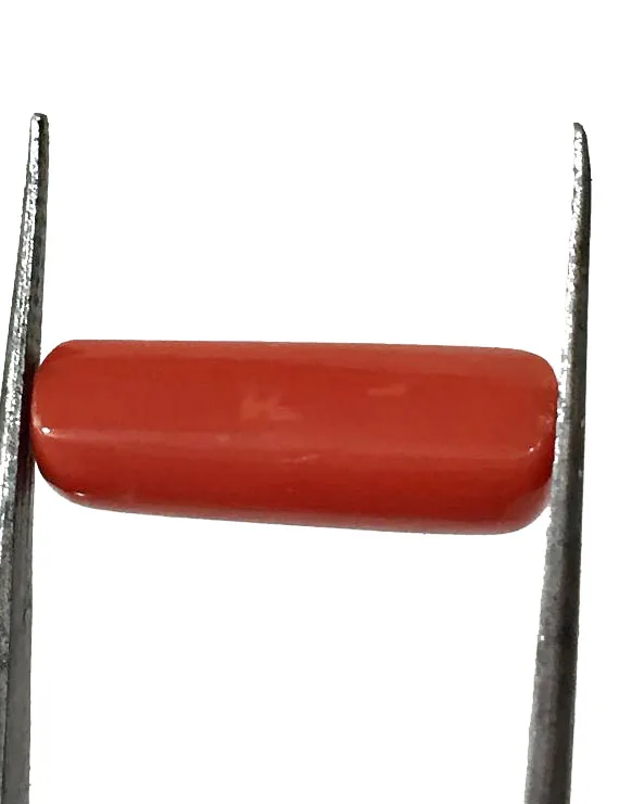 6.05 Ratti (5.44 ct) Natural Certified Moonga/Coral
