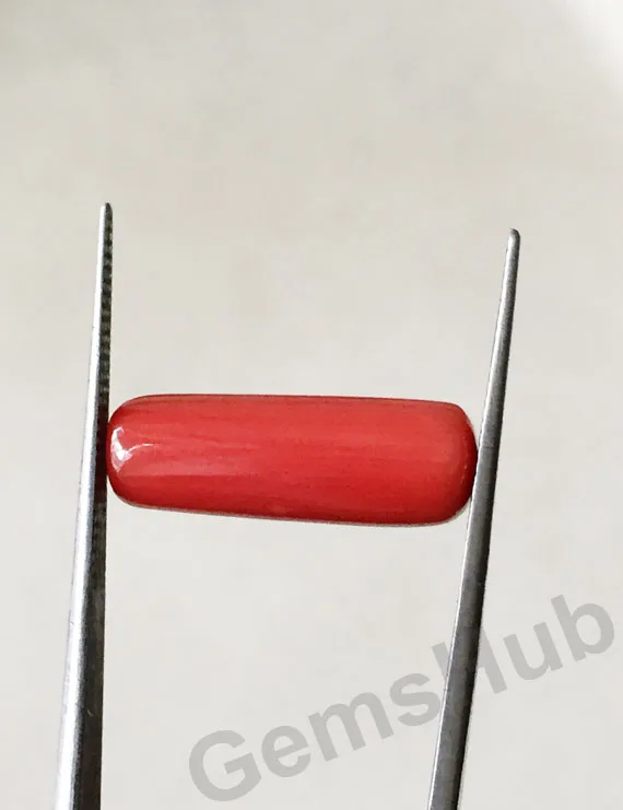 7.55 Ratti (6.82 ct) Natural Certified Moonga/Coral