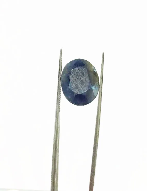 10.50 Ratti (9.61 Ct) Natural Non-Heat Non-Treated Blue Sapphire (Neelam)