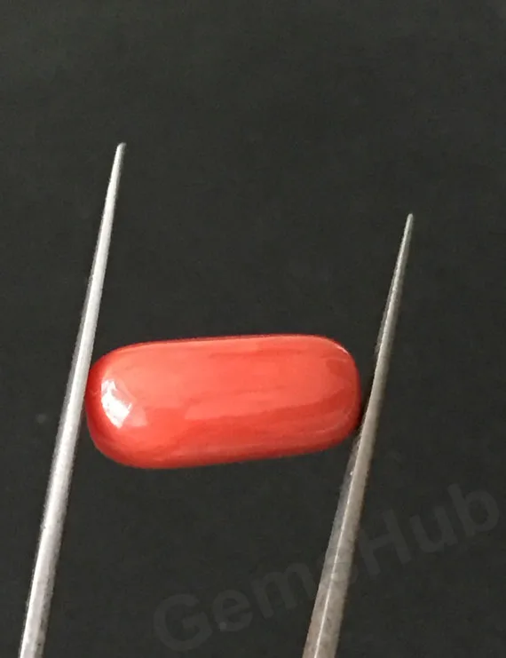 11.60 Ratti (10.58 ct) Natural Certified Red Coral (Moonga)