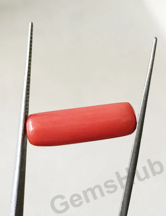 7.33 Ratti (6.60 ct) Natural Certified Moonga/Coral